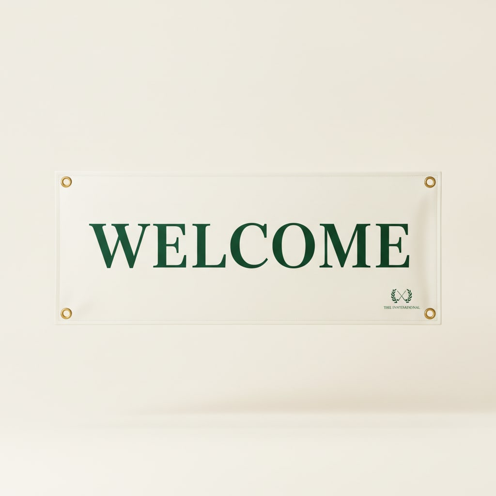 Welcome banner